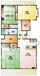 長谷川ビル【3階】の間取り