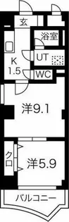 ヴァンキッシュ【3階】の間取り