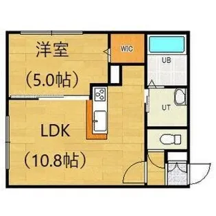 フレンテ宮の沢【4階】の間取り