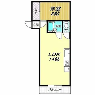 ダイバーシティー藤井寺【2階】の間取り