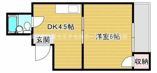 JPアパートメント枚方Ⅱ【1階】の間取り