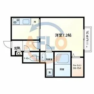 メゾンエーワン【1階】の間取り