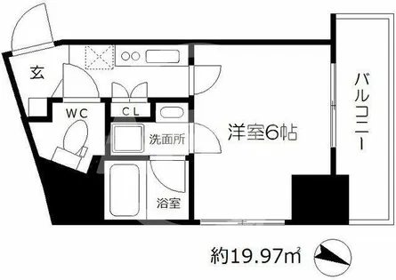 Luce Shinfukushima【2階】の間取り