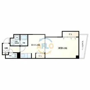 O・B・P柳谷【3階】の間取り