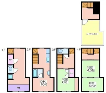 大阪府大阪市住之江区浜口西1丁目【一戸建】の間取り