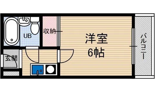 松下マンション【2階】の間取り