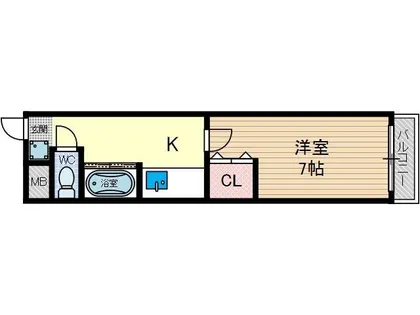 1Kの間取り画像
