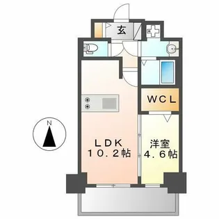プレサンス錦通 THE 葵【12階】の間取り