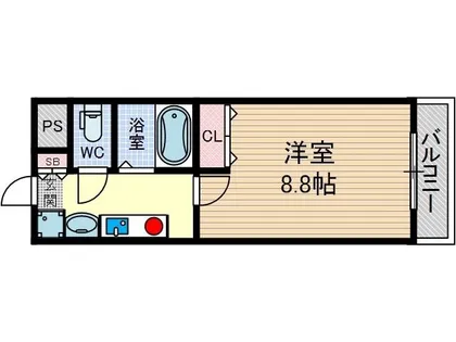 大阪府茨木市東奈良3丁目【マンション】の間取り
