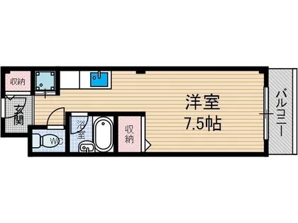 カースル安田【201号室】の間取り