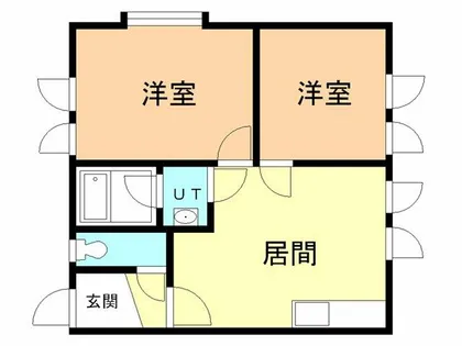 ハイツひまわり【202号室】の間取り