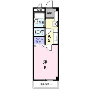 グランシャリオ ヒロ【103号室】の間取り