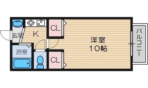 Maison du Ange【1階】の間取り
