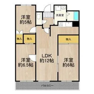 マンション・フォルツーナ【407号室】の間取り