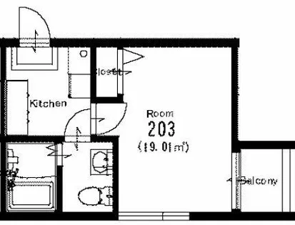アルテーシア【203号室】の間取り