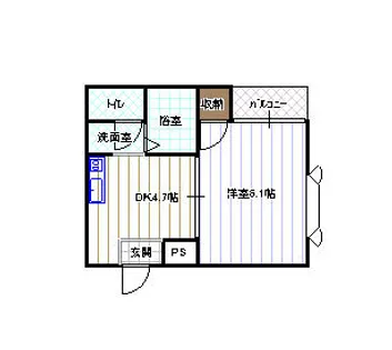 瑞穂【303号室】の間取り