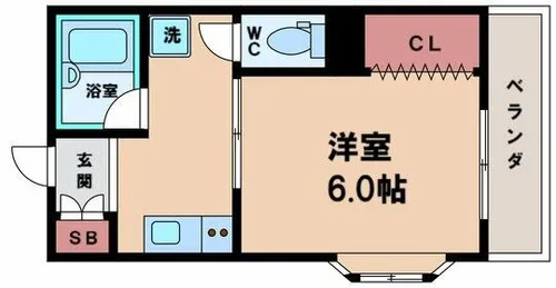 美里マンション【2階】の間取り