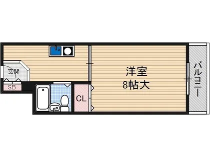 コーポクボタ【3階】の間取り