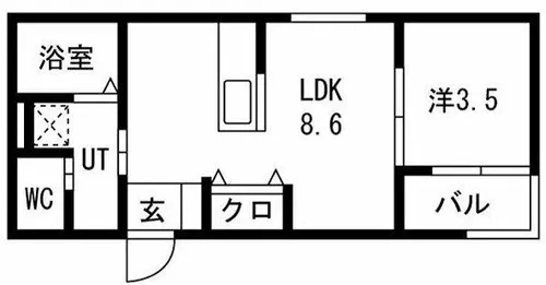 スターブル野並【2階】の間取り