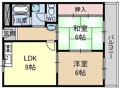宮本マンション【3階】の間取り