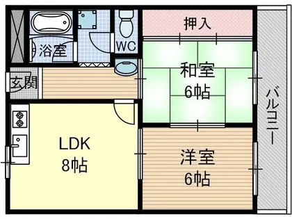 宮本マンション【3階】の間取り