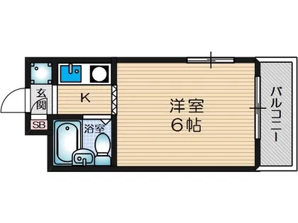 ジョイフル富田【404号室】の間取り
