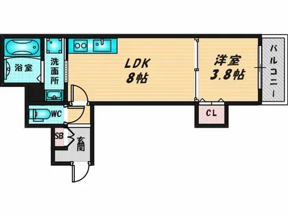ジャカルタ519【1階】の間取り