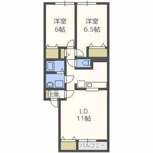 リベルテN35【1階】の間取り