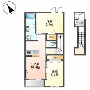 グランウッド【2階】の間取り