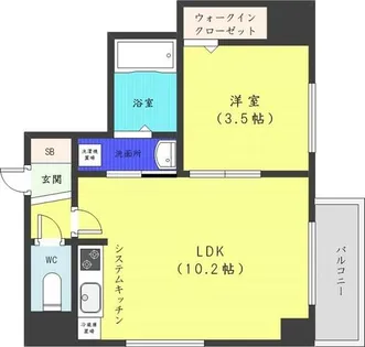 レガーロ札幌ステーション【5階】の間取り