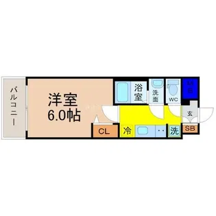 プレサンス新栄ユリシス【9階】の間取り