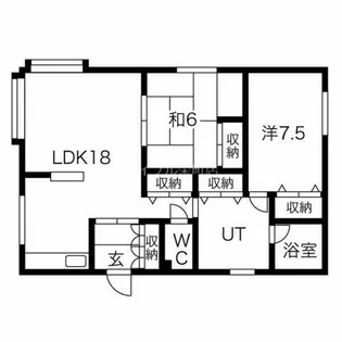 北海道石狩郡当別町字茂平沢【一戸建】の間取り