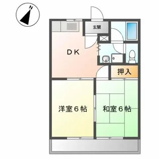 アイランドハイム【2階】の間取り