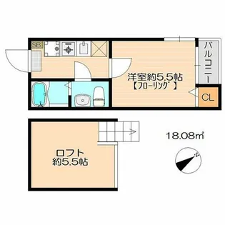 ベアーレ井尻【2階】の間取り