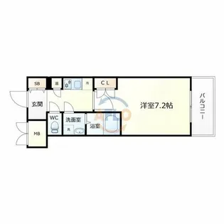 大阪府東大阪市高井田本通5丁目【マンション】の間取り
