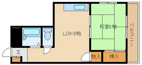 エスペラール武庫之荘【5階】の間取り