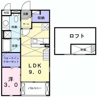 グランツ・トマツ2【2階】の間取り