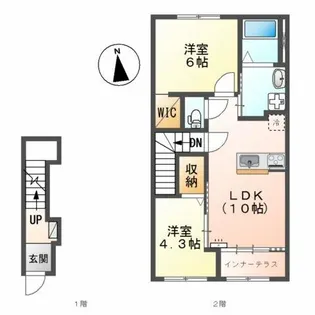 ファミーリエ【2階】の間取り