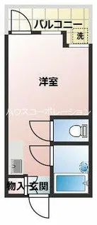 ダイバーシティ武庫川【3階】の間取り