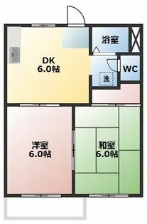 アメニティ京【2階】の間取り