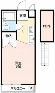 シティ丸和【201号室】の間取り