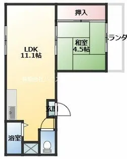 三興マンション【1階】の間取り