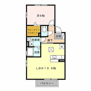 メルシー寿・幸 B【1階】の間取り