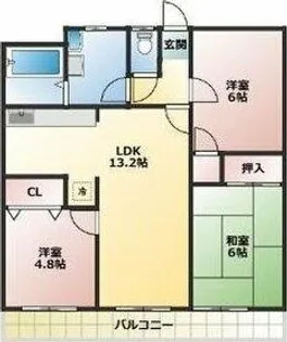 レジデンスMIZUO21【4階】の間取り