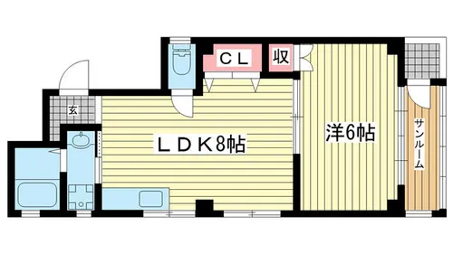 日暮通ビル【301号室】の間取り