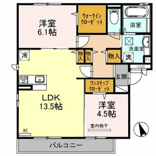 メルベーユ【3階】の間取り