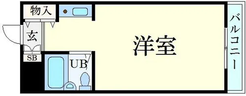 ベルトピア加古川【5階】の間取り