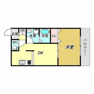 コートふじ【2階】の間取り