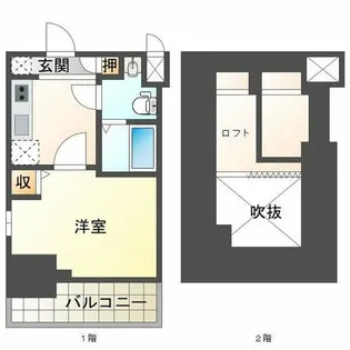 エステムコート神戸・県庁前Ⅳグランディオ【9階】の間取り