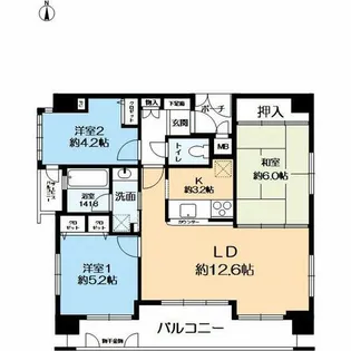 プレサンス京都四条烏丸【8階】の間取り